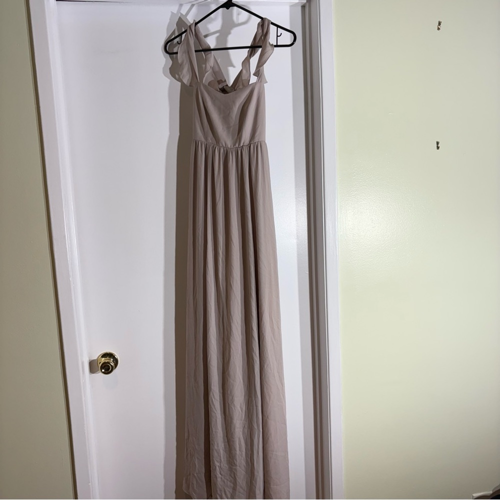 Show Me Your MuMu Cream Maxi Dress